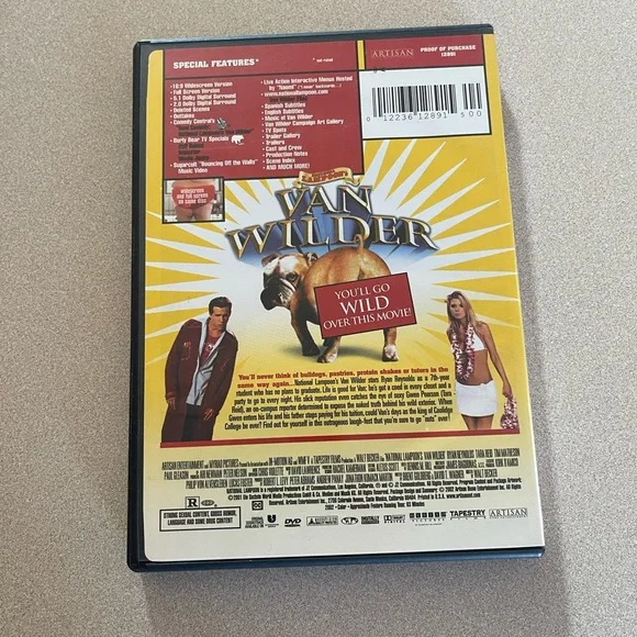 Bundle 3 DVDs for $12! Pre Owned National Lampoon's Van Wilder 2-Disc DVD Movie - Picture 3 of 5